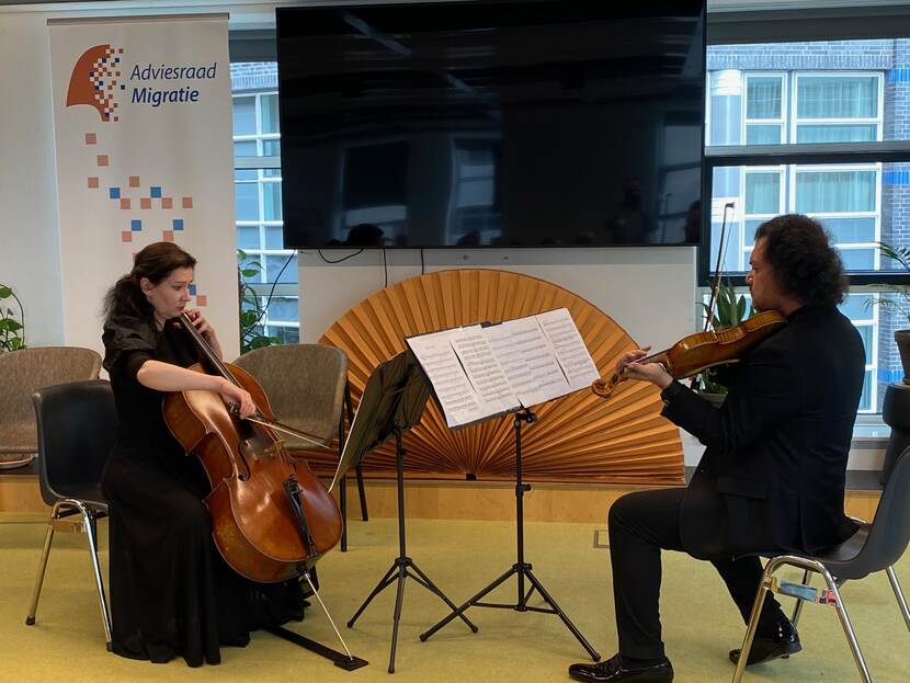 Celliste (Joods-Oekraïens) en violist