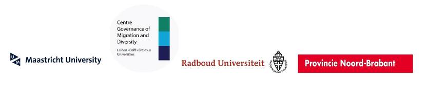 Logo's Maastricht en Radboud Universiteit, LDE en provincie NB